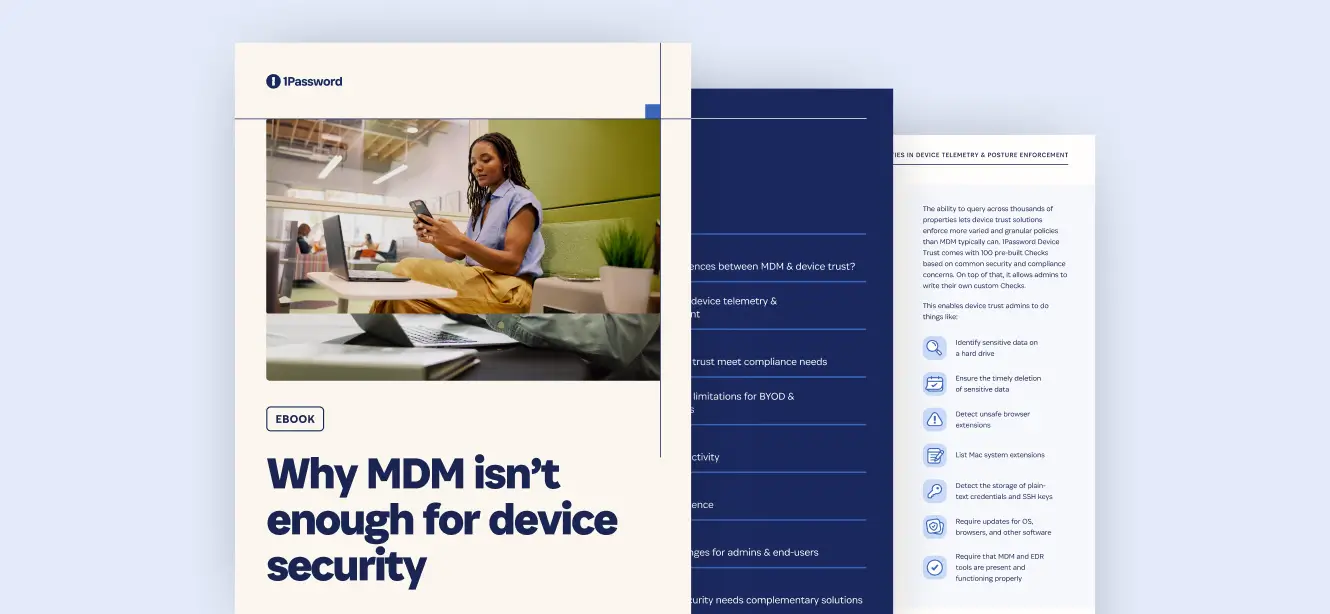 Why MDM isn't enough for device security