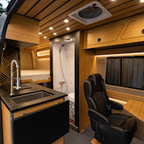 Richlite and Bamboo Van Conversion by Graham Fielder-3388