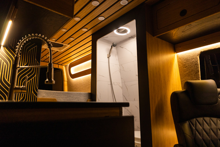 Richlite and Bamboo Van Conversion by Graham Fielder-4117