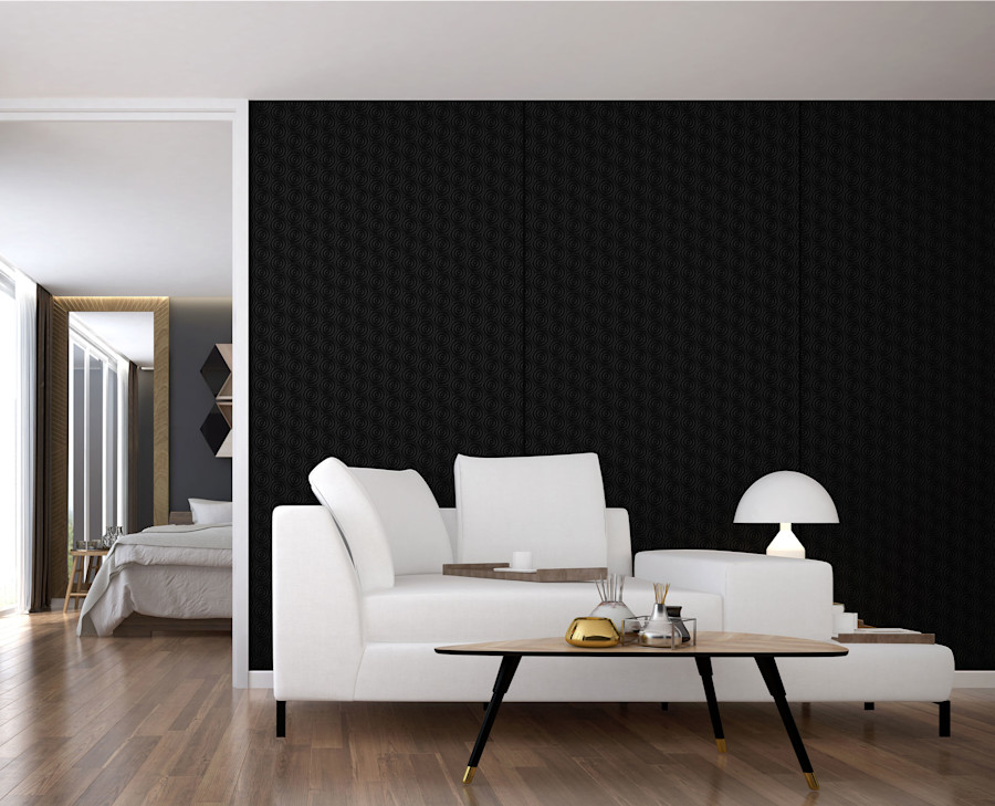 Tekstur Interior Wall Paneling - Element E6 Ebony 101