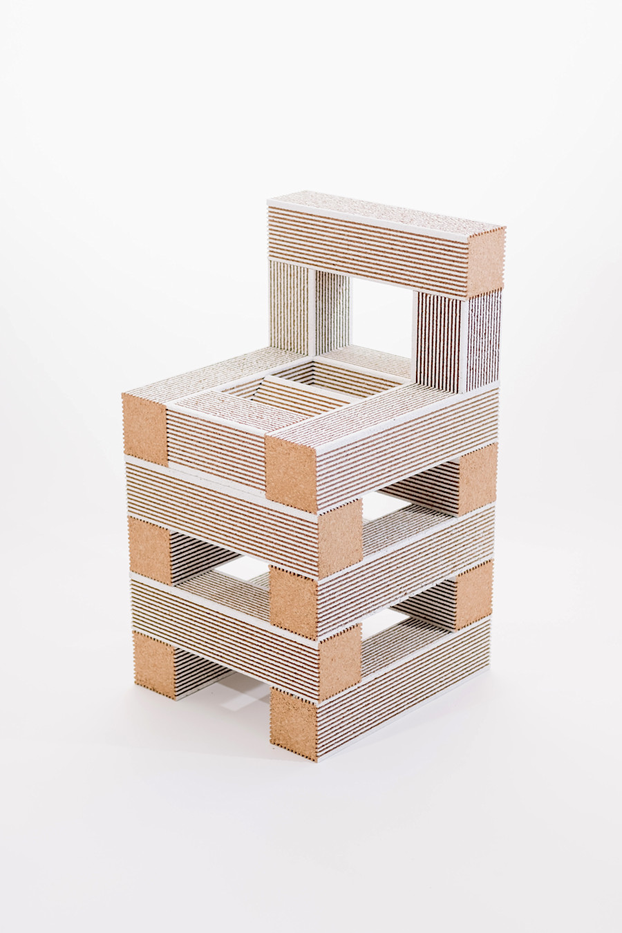 Striated Chair by Daniel Michalik