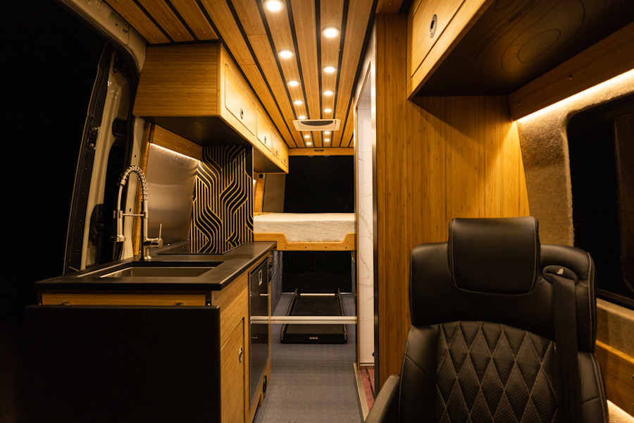 Richlite and Bamboo Van Conversion by Graham Fielder-3616