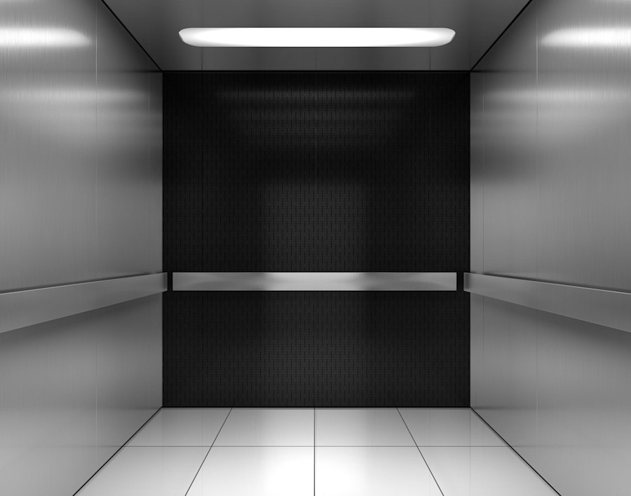 Tekstur Elevator Paneling - Industrial i2 Ebony 101