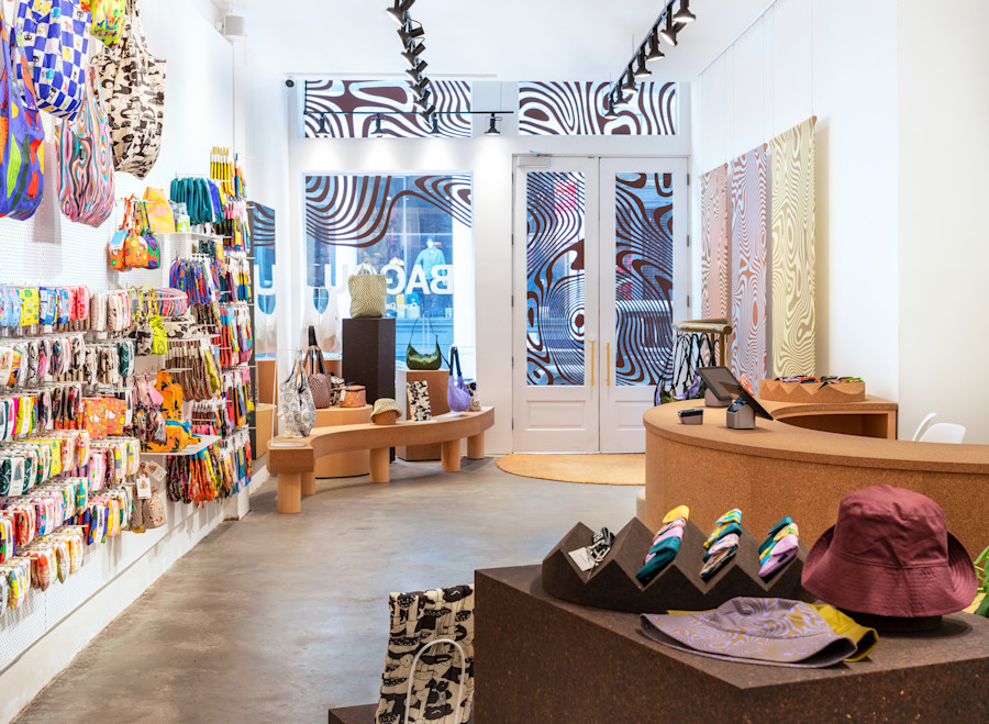 Suberra Retail Fixtures Baggu Flagship Store
