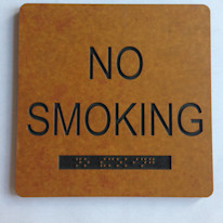 Custom Braille Signage by EcoCuts