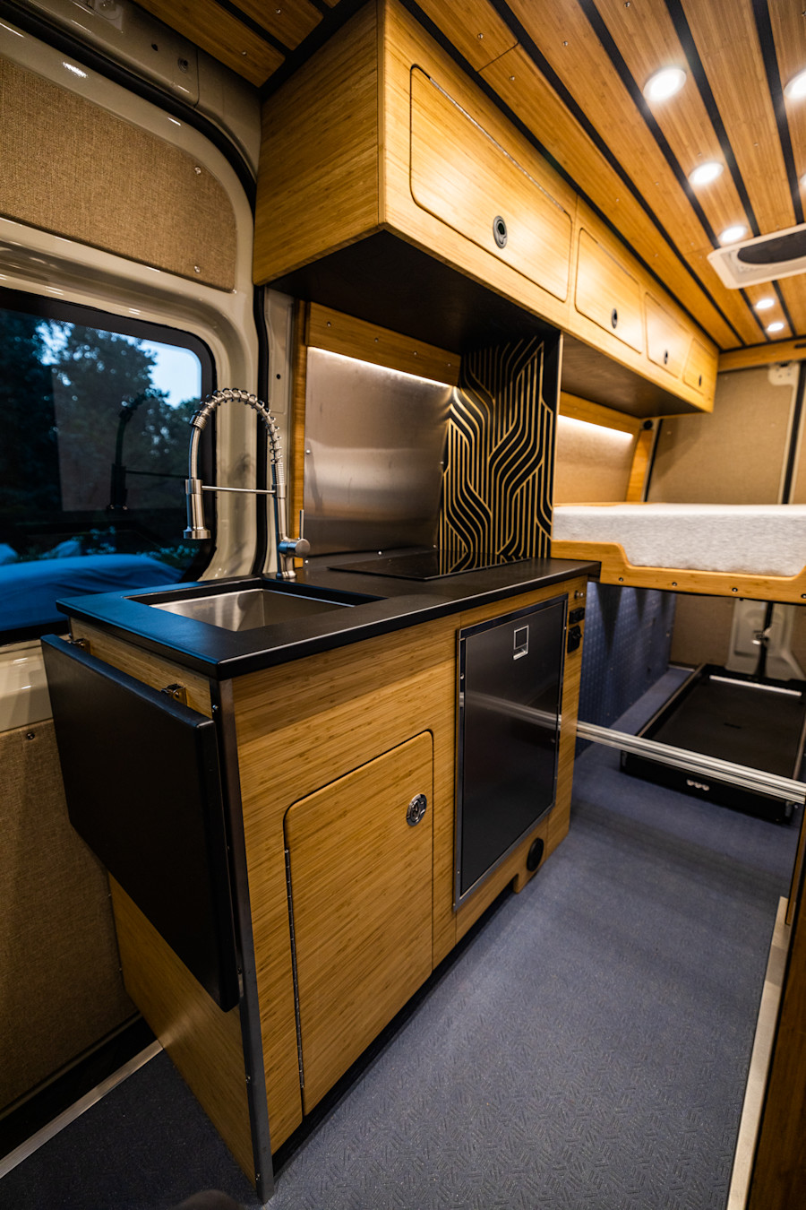 Richlite and Bamboo Van Conversion by Graham Fielder-3435
