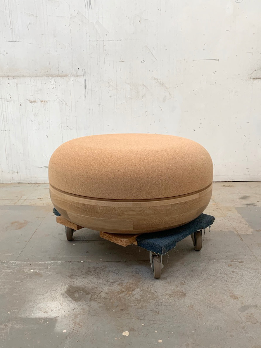Google Store Round Bench by Daniel Michalik