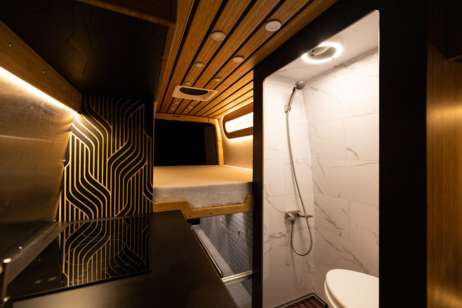 Richlite and Bamboo Van Conversion by Graham Fielder-3985