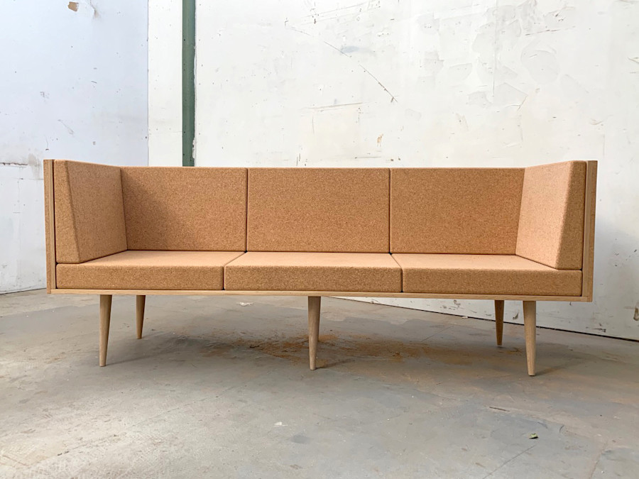 Google Store Cork Sofa by Daniel Michalik