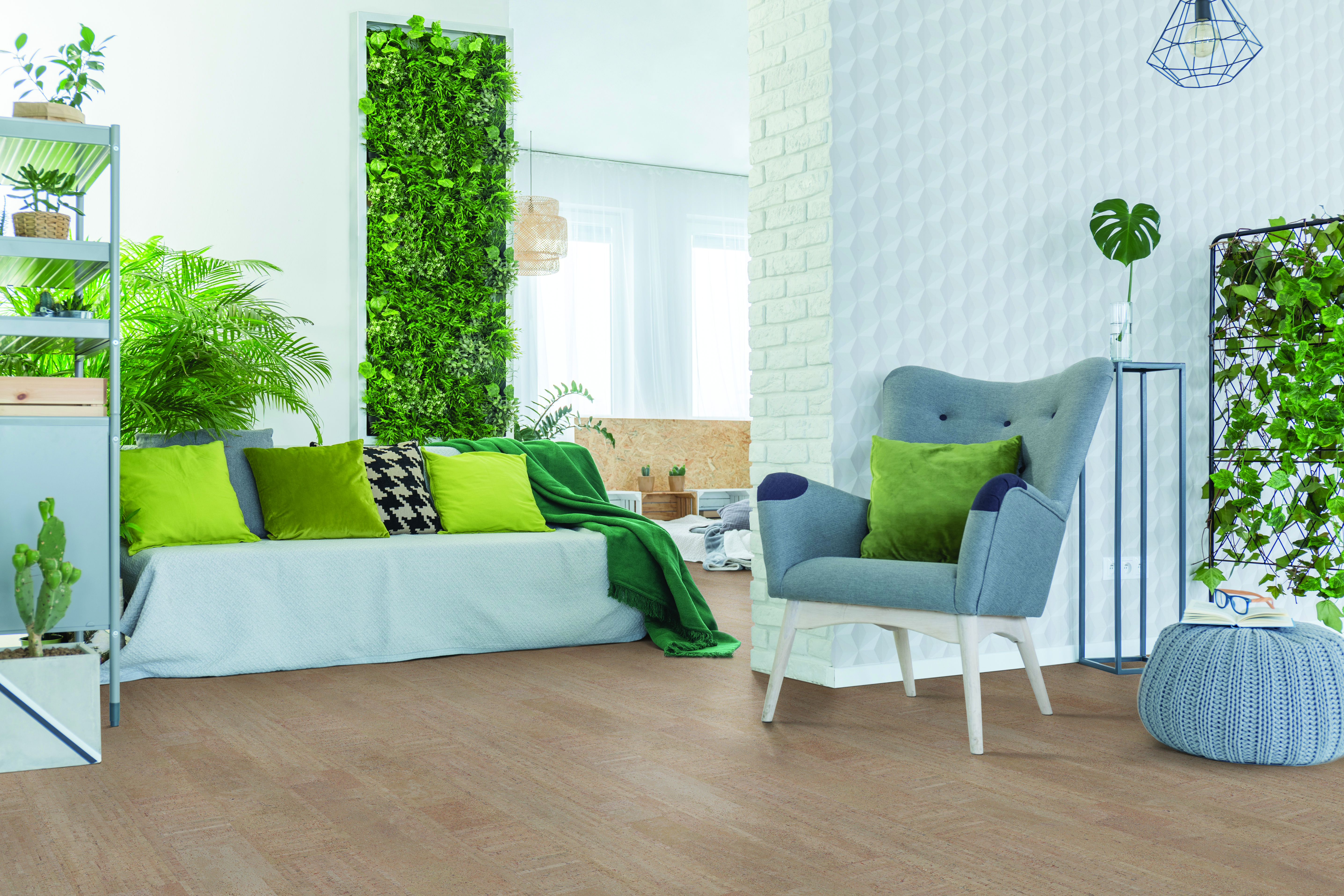 Fashionable Cement Int Wicanders Cork Inspire