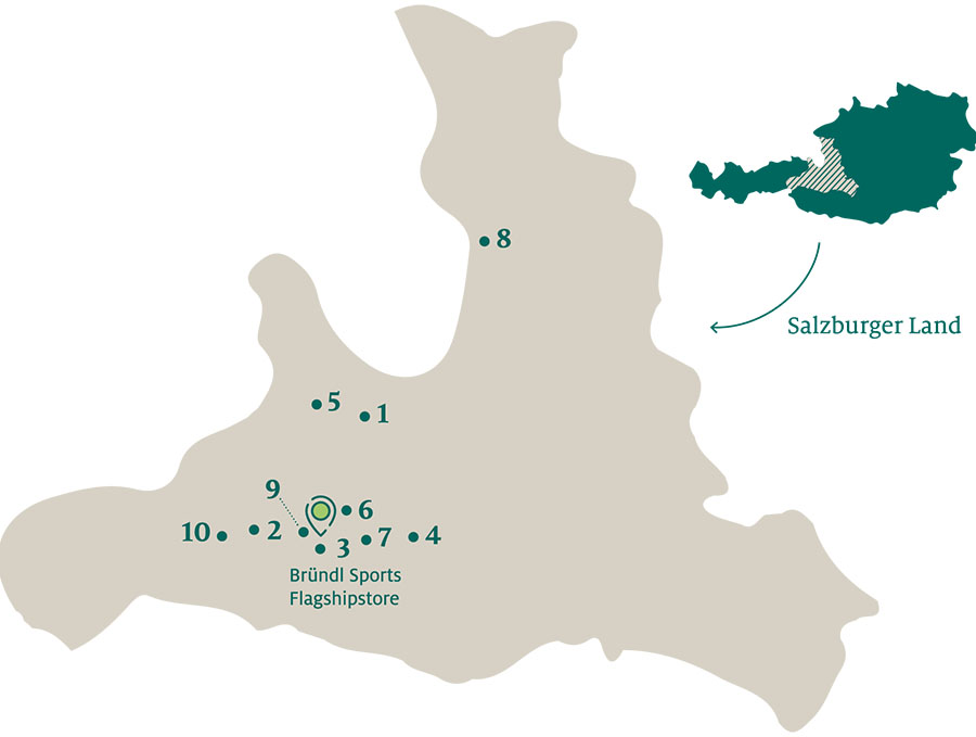 Map of Salzburg