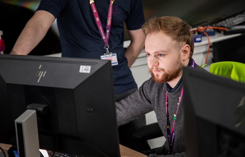 Frankie Moralee, from Edinburgh Airport IT team.