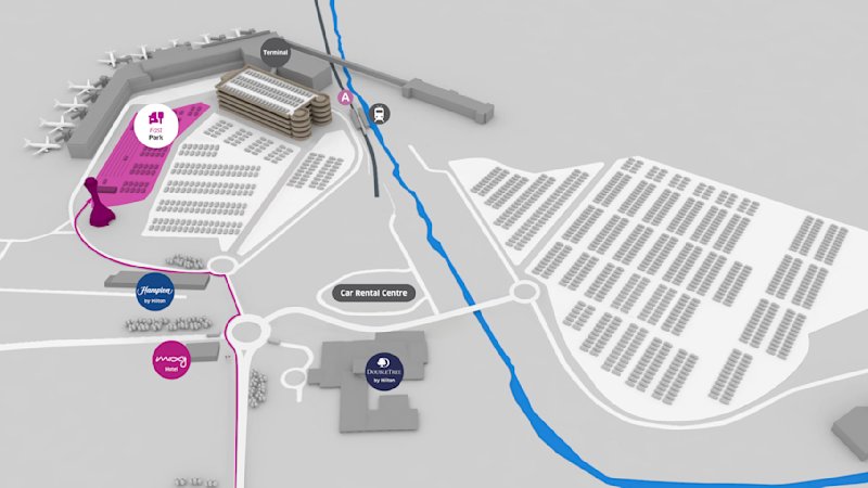 FastPark map