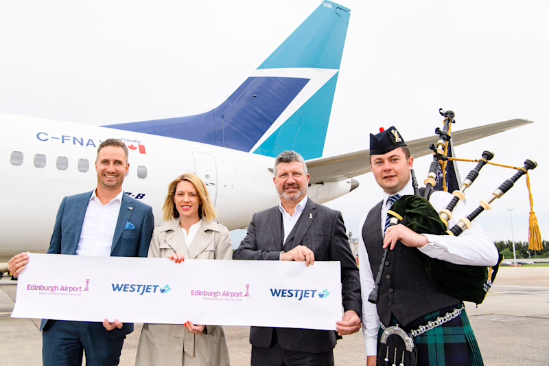 WestJet inaugural