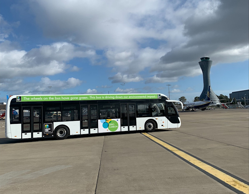 Electric airside bus