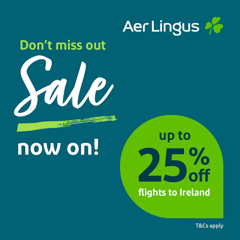 Aer Lingus January flight sales