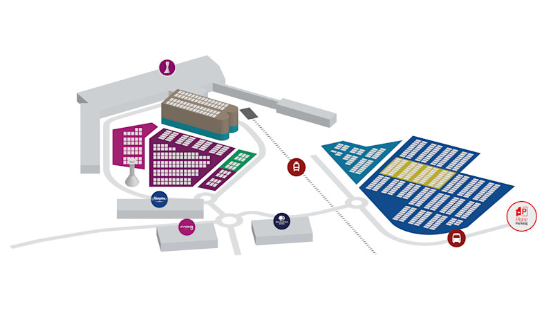 Plane Parking map 2024