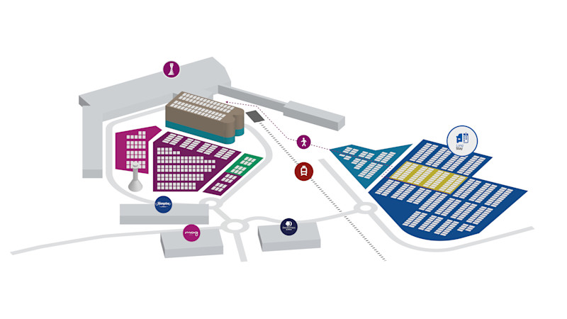Long-stay parking map 2024