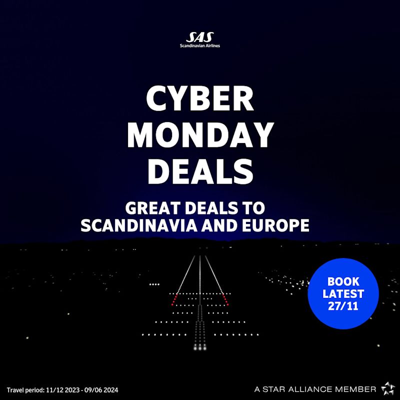 SAS Scandinavian Black Friday 2023 deal