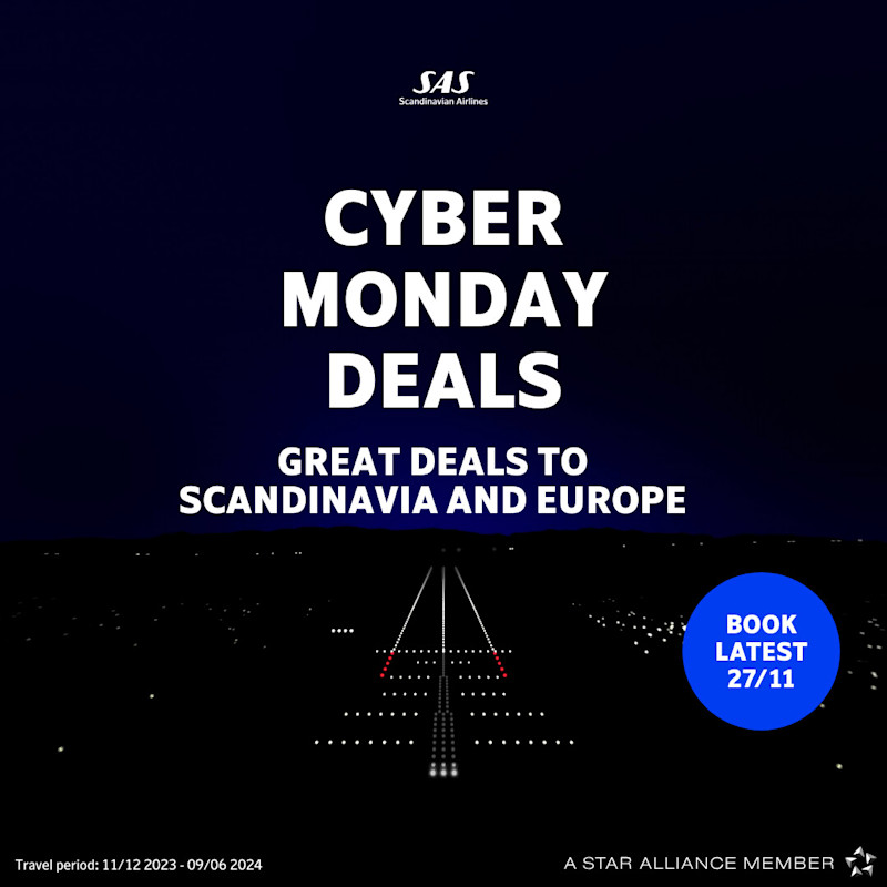 SAS Scandinavian Black Friday 2023 deal