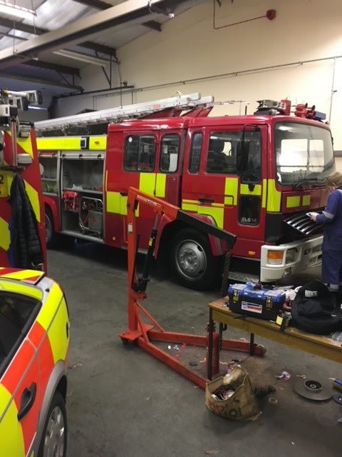 EDI fire engine refurbishment
