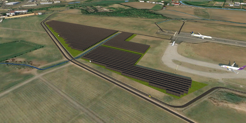 Full of energy: Edinburgh Airport's plan to build solar farm on airfield
