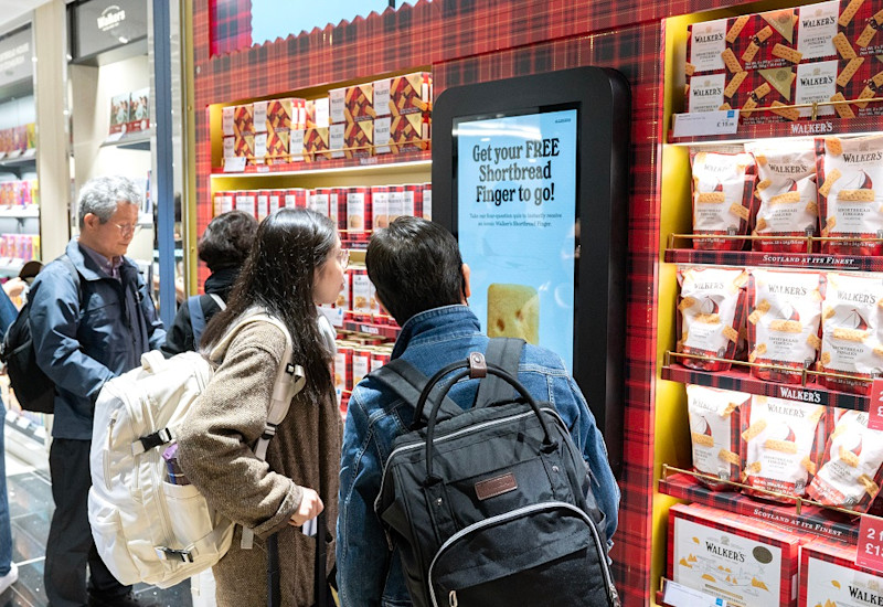 Walker's shortbread vending machine