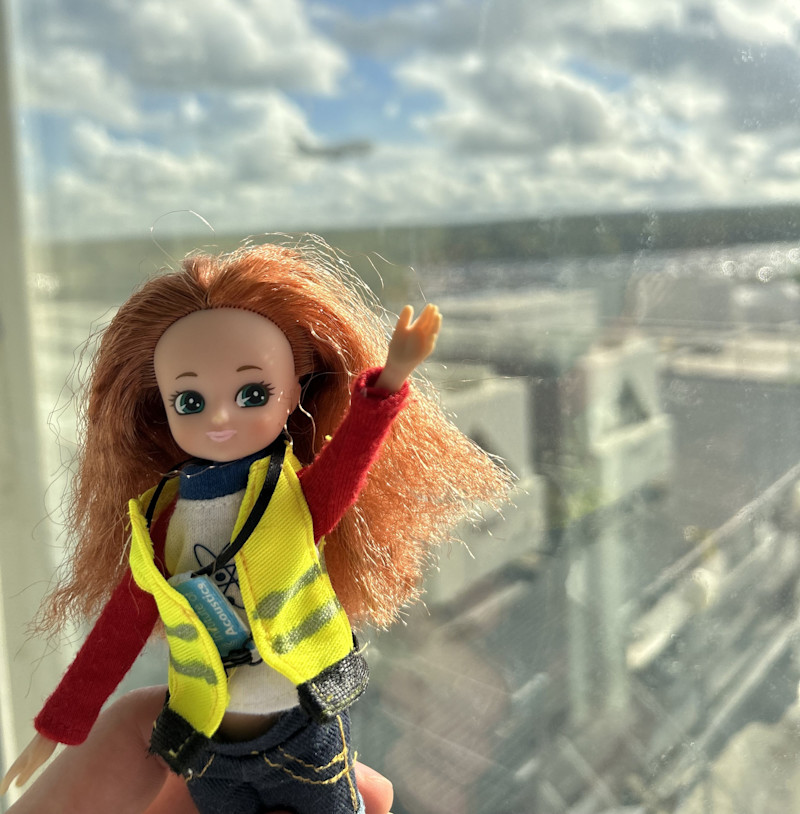 Lottie on board - for sustainability