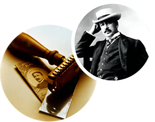 King C. Gillette patents safety razor