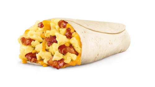 Jr. Bacon, Egg and Cheese Breakfast Burrito