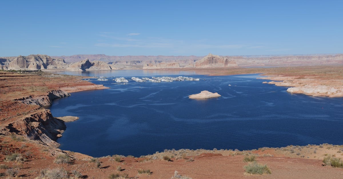 Clear Sky over Lake Powell
