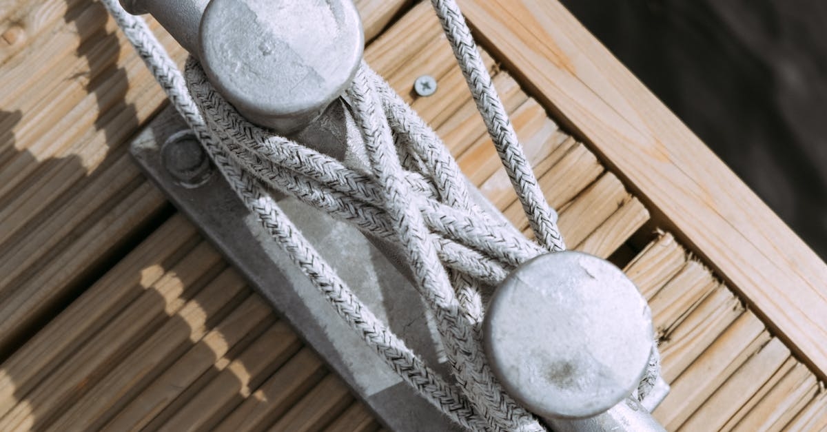 Gray Rope on Brown Wooden Surface