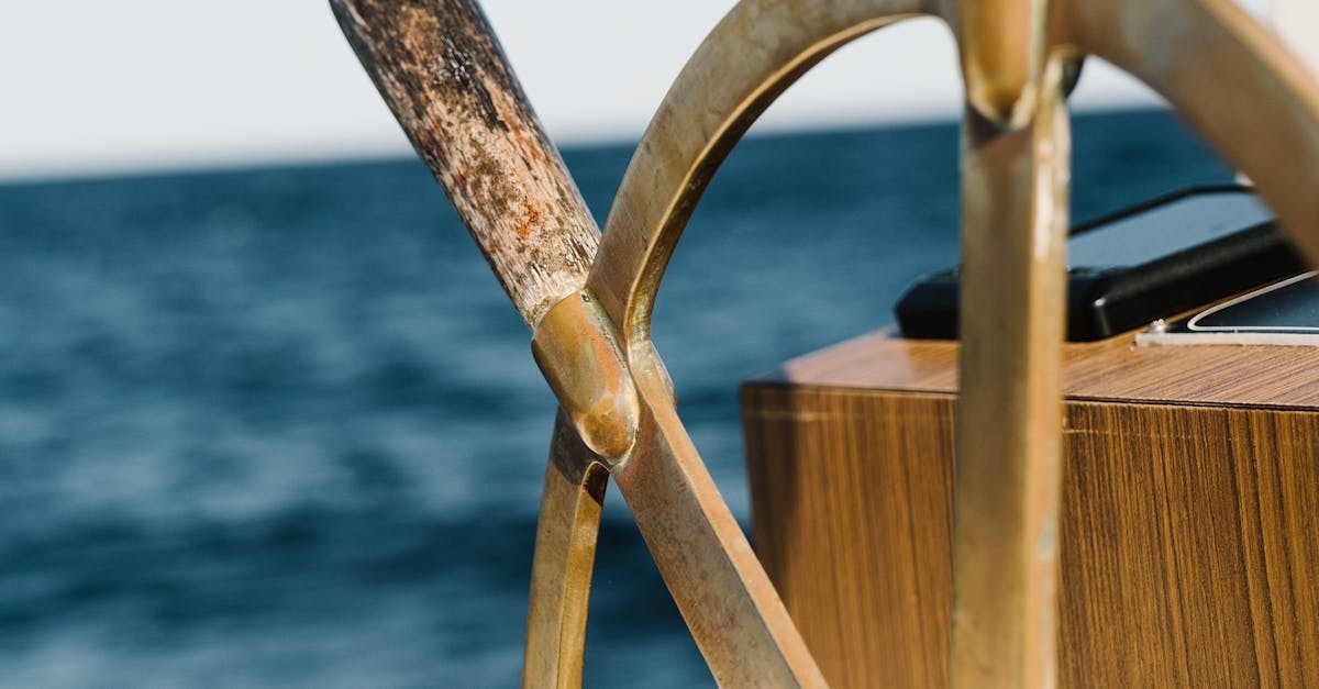 Close-up Photo of Boat Wheel