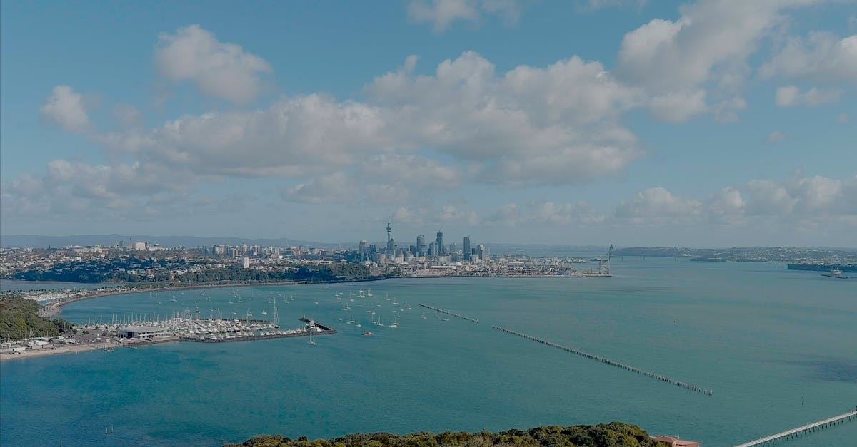 Aerial View of City Buildings