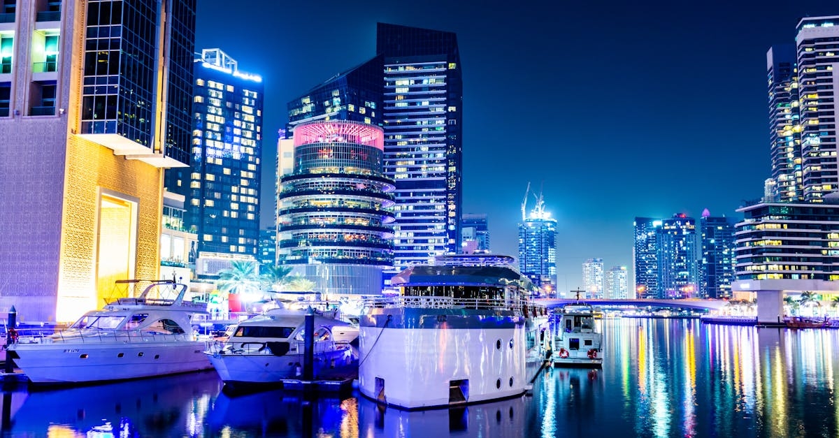 City Buildings at Night