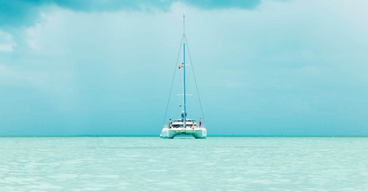 People on Yacht on Sea