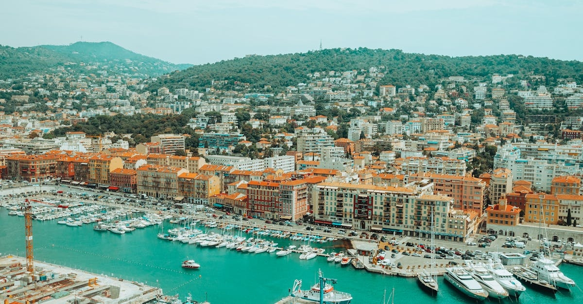 Aerial View of City Buildings