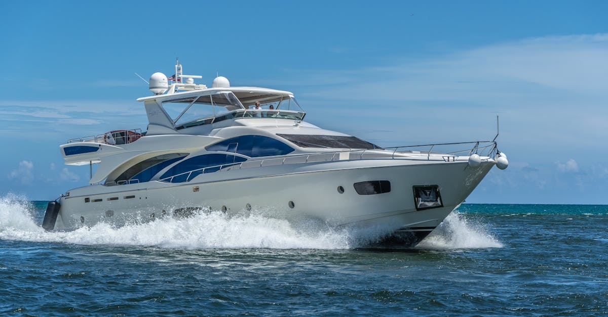A Yacht on a Sea
