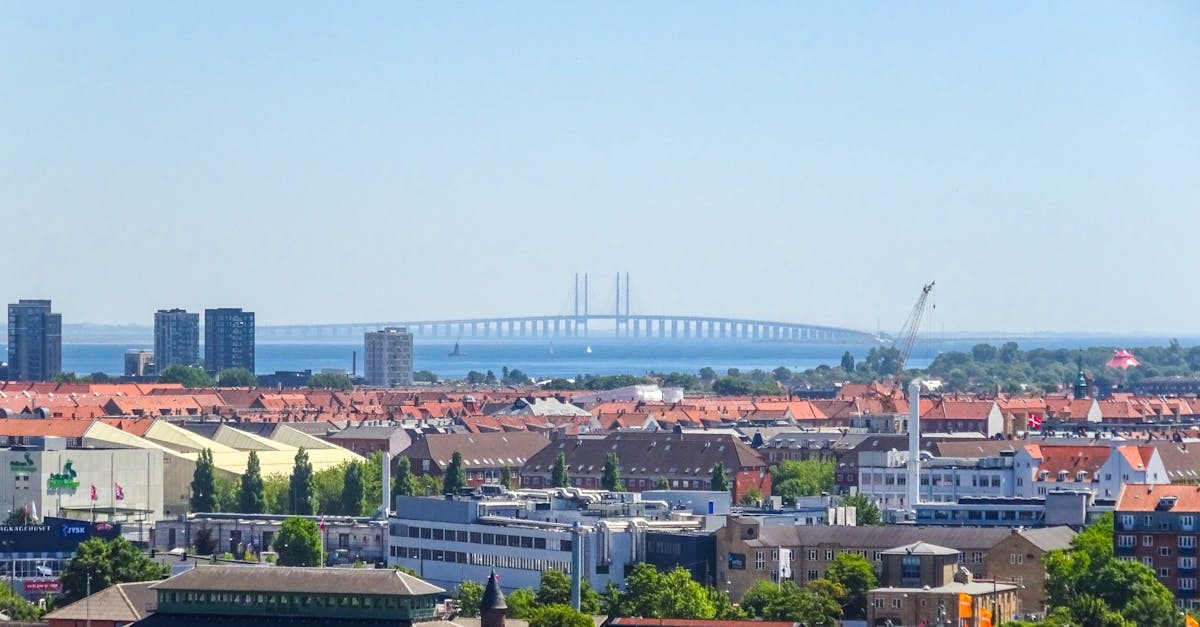 Cityscape of Copenhagen in Summer