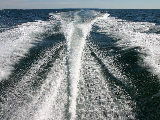 Boat wake