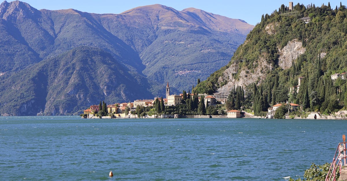 Scenic View of Varenna on Lake Como, Italy