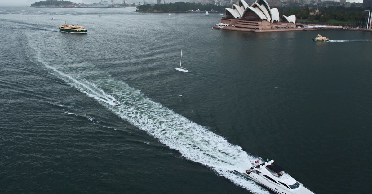 Different Watercraft On A Body Of Water