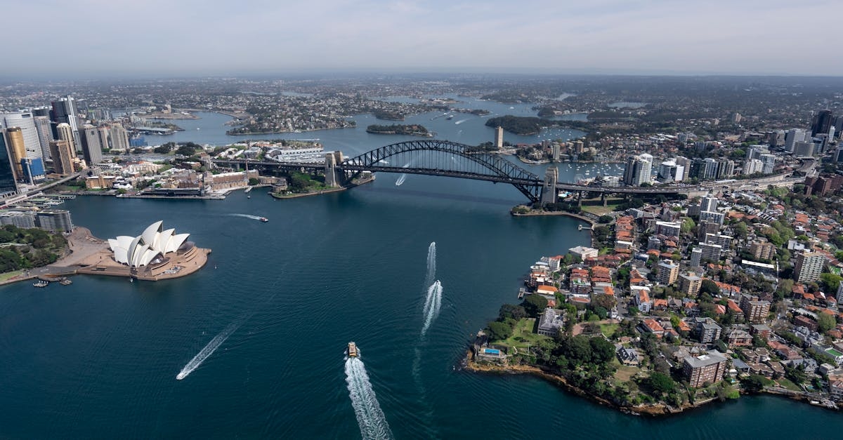 Aerial Overview of Port Jackson