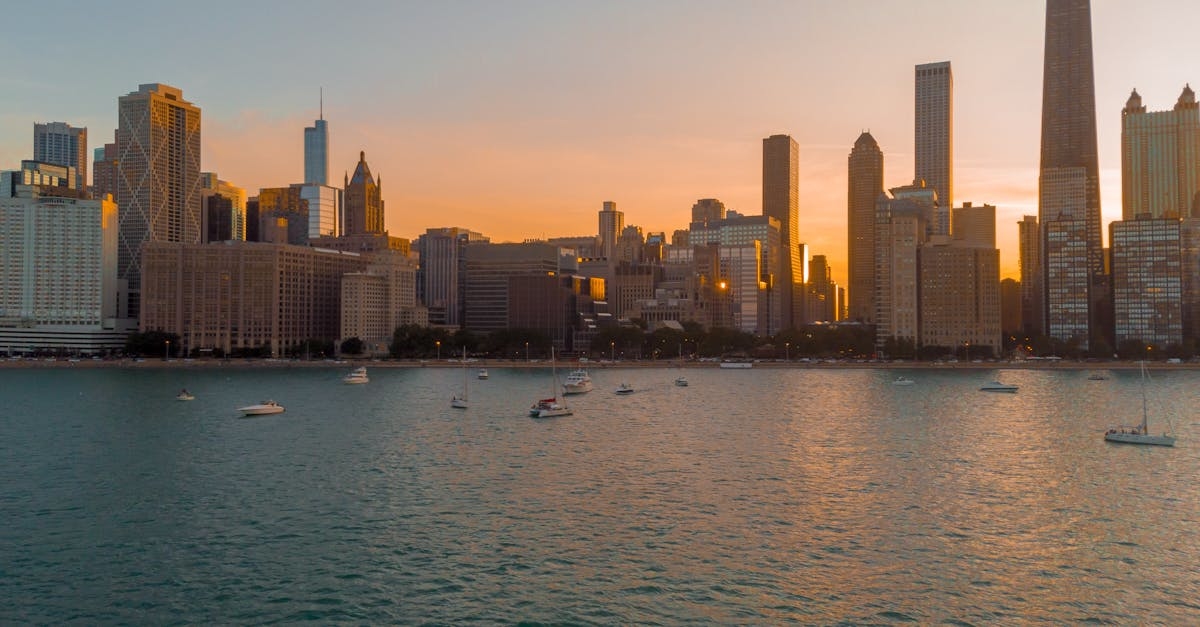 Sunset Photography of City