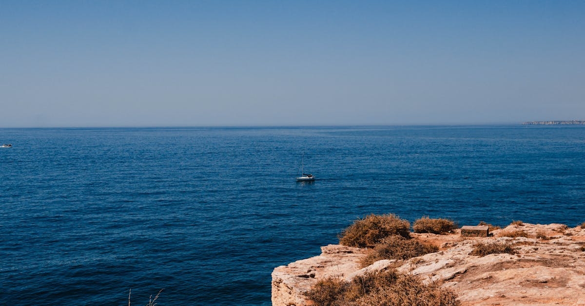 Boat in the Middle of the Ocean