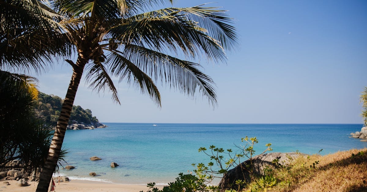 Beautiful Beach With Calm Blue Waters