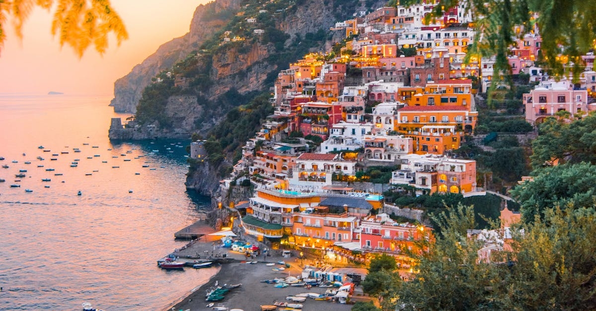 Colorful Cliffside Village