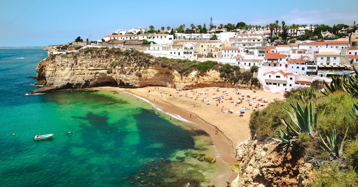 Concrete Buildings Near Beautiful Sea