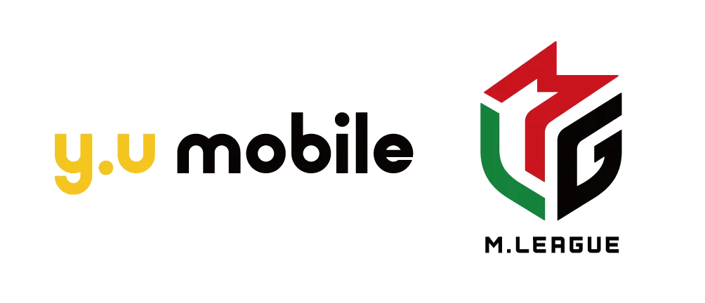 y.u mobile×M.LEAGUEロゴ