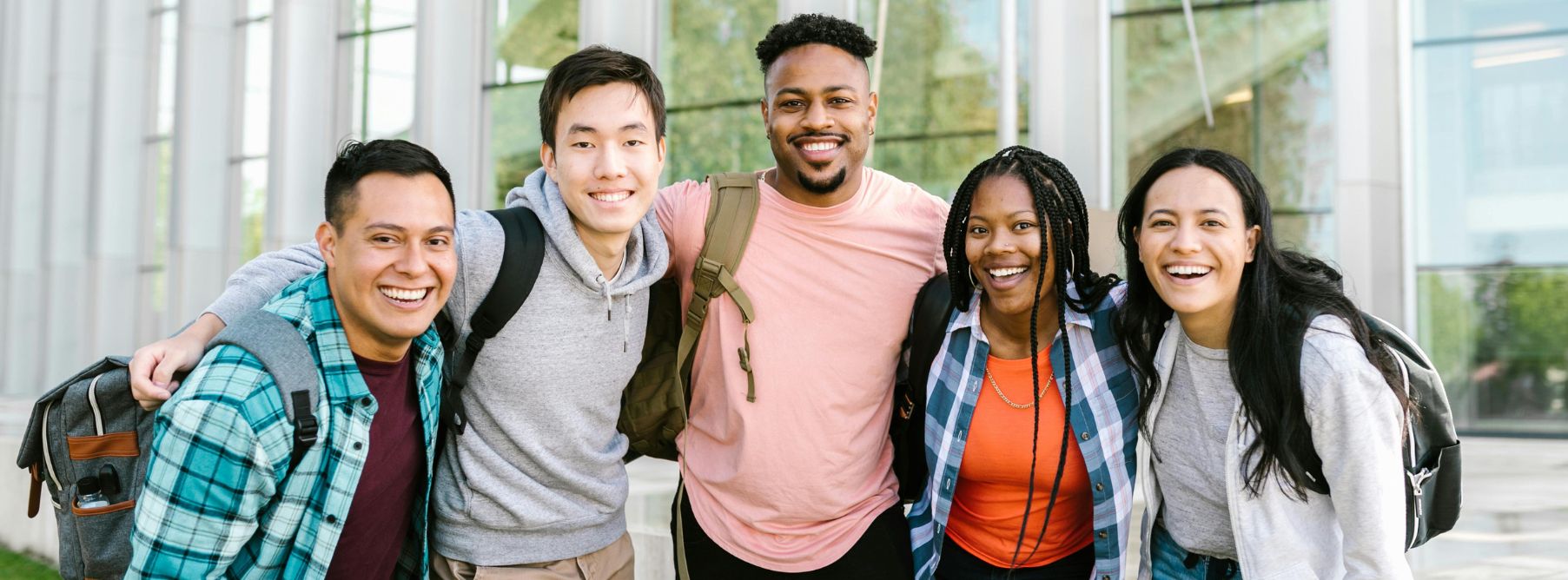 a group of friends getting ready to engage in language exchange theory